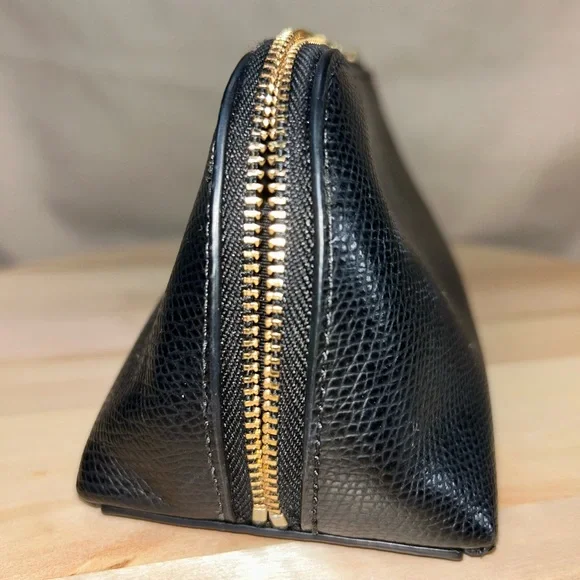 Coach Black Leather Toiletry Bag - Picture 4 of 8